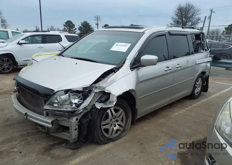 2007 Honda Odyssey Ex-L from USA, damaged, VIN 5FNRL38627B456814
